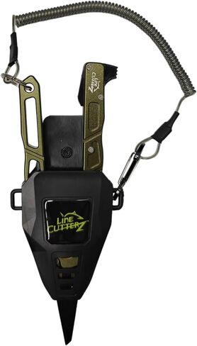 Line Cutterz Elite Saltwater Fishing Pliers, Patented Ceramic Braid and Line Cutter, Hook Remover, Sheath and Lanyard (Split Ring Tip) in Kuwait