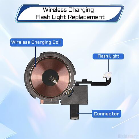 NFC Wireless Charging Flash Light Replacement for iPhone 15 Pro in Kuwait