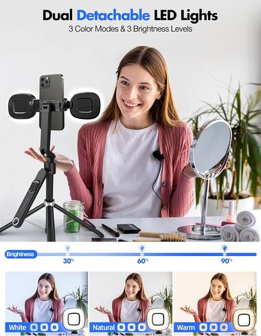 Sinbyuer 71'' Auto Face Tracking Tripod with Remote & Two Fill Lights in Kuwait