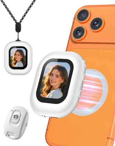 Selfie Monitor Screen for iPhone & Android, Magnetic Back Camera Monitor in Kuwait