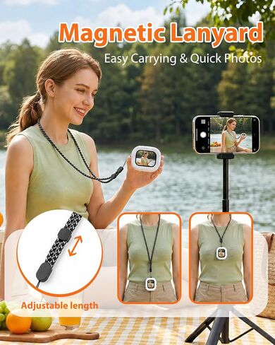 Selfie Monitor Screen for iPhone & Android, Magnetic Back Camera Monitor in Kuwait