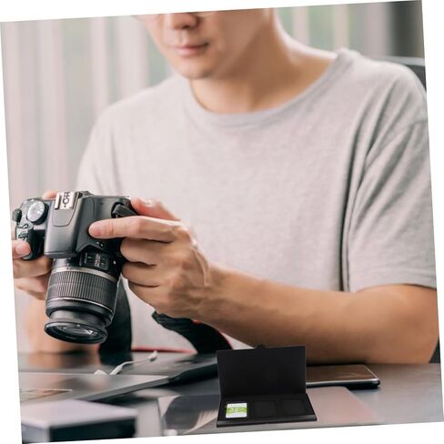 Cabilock Memory Card Storage Case 3-Slot Holder Set, Waterproof Shockproof Portable Memory Holder for Camera Cards, Black Carrying Accessory for Photographers in Kuwait