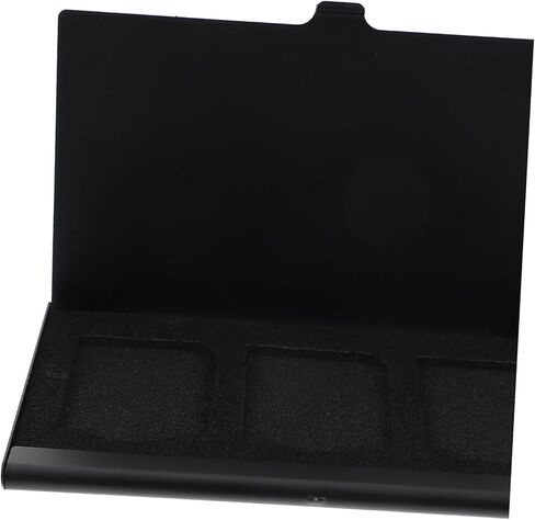 Cabilock Memory Card Storage Case 3-Slot Holder Set, Waterproof Shockproof Portable Memory Holder for Camera Cards, Black Carrying Accessory for Photographers in Kuwait