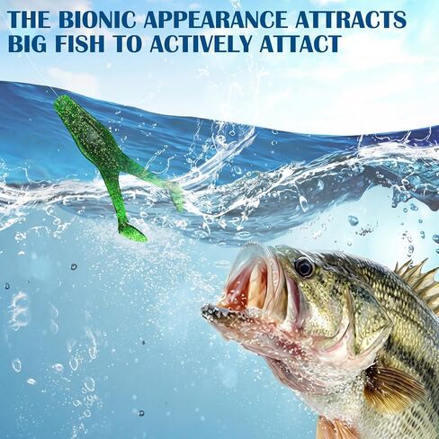 6 Pcs Topwater Frog Lure for Bass Fishing 4.13 Inch Rabbit Frog Fishing Lures Gear Soft TPE Plastic Floating Bait with Weedless Hooks for Freshwater Saltwater Bass Trout in Kuwait