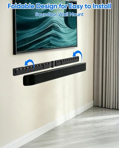 FORGING MOUNT Soundbar Wall Mount for Sonos Arc and Arc Ultra, Black in Kuwait