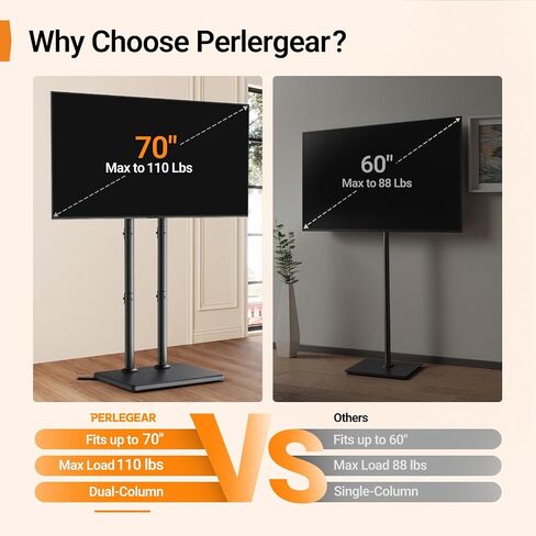 Perlegear Universal TV Stand PSTVS17 & PGFLS34B in Kuwait