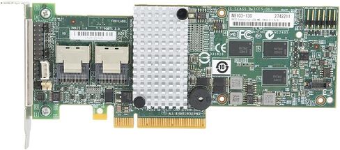 RAID Controller Card 8 Internal SATA SAS Ports PCIE 6Gbps 256MB Cache Support RAID 0 1 5 6 Computer Storage Expansion Equipment Network Component Accessory for LSI 9264 8i M8103 in Kuwait