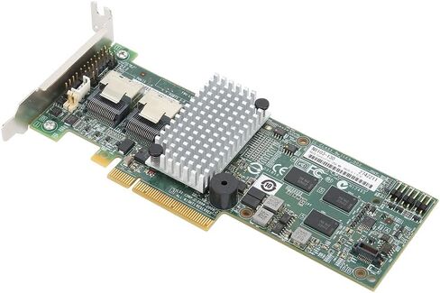 RAID Controller Card 8 Internal SATA SAS Ports PCIE 6Gbps 256MB Cache Support RAID 0 1 5 6 Computer Storage Expansion Equipment Network Component Accessory for LSI 9264 8i M8103 in Kuwait