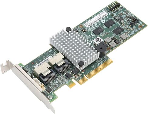 RAID Controller Card 8 Internal SATA SAS Ports PCIE 6Gbps 256MB Cache Support RAID 0 1 5 6 Computer Storage Expansion Equipment Network Component Accessory for LSI 9264 8i M8103 in Kuwait