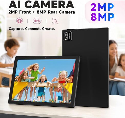 YQSAVIOR 10 inch Tablet with Keyboard, 2 in 1 Tablet, Android 15 in Saudi Arabia