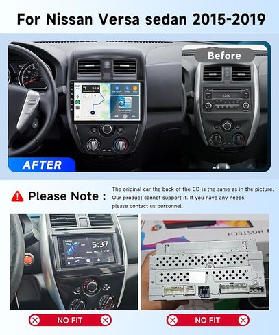 Rimoody Linux Car Stereo Radio for Nissan Versa Sedan 2015-2019 Carplay in Saudi Arabia
