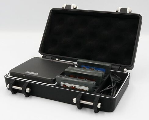 Rugged Protective Carrying Case for Game Boy Advance SP with Removable Flexible TPU Cushion, Foam and O-ring for Full System Protection in Kuwait
