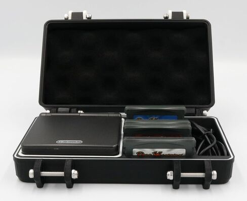 Rugged Protective Carrying Case for Game Boy Advance SP with Removable Flexible TPU Cushion, Foam and O-ring for Full System Protection in Kuwait