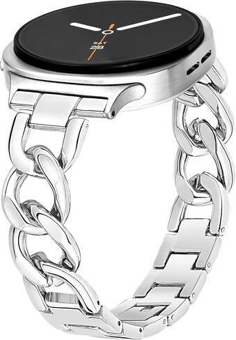 Slim Metal Band for Samsung Galaxy Watch 9 8 Band 40mm 44mm Silver in Kuwait