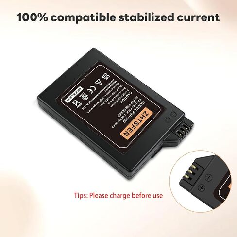 2-Pack (2026 Upgraded) 3800mAh 3.6V Lithium Ion Rechargeable Battery Pack Replacement for Sony PSP 1000 PSP-110 PSP-280, PSP Fat Console Video Games in Kuwait
