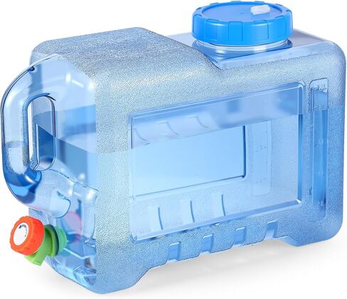 Bokon 1 Pcs 3.17 Gal Water Jug Water Dispenser for Outdoor Camping, Blue in Kuwait