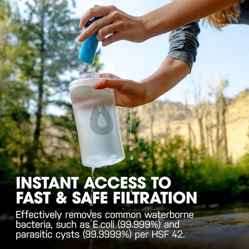 HydraPak PackFlask Harness Mounted Filtration Water Bottle (750ml) in Kuwait