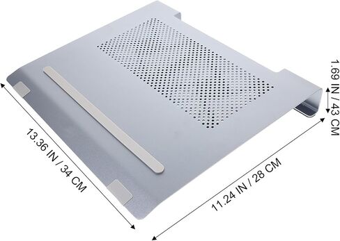 Aluminum Alloy Notebook Cooler Stand with Dual 12cm RGB Fans in Kuwait