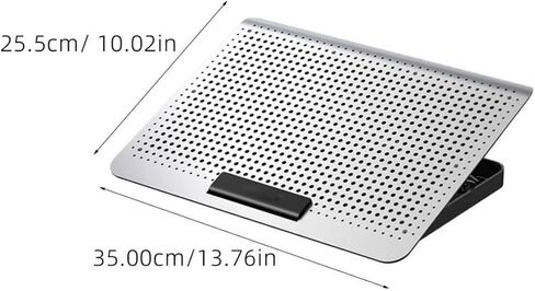 Laptop Cooling Stand with Adjustable Fan, 7-Level Height, Aluminum Alloy in Kuwait