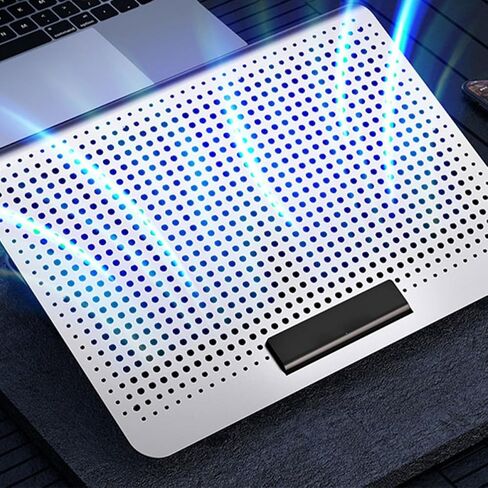 Laptop Cooling Stand with Adjustable Fan, 7-Level Height, Aluminum Alloy in Kuwait