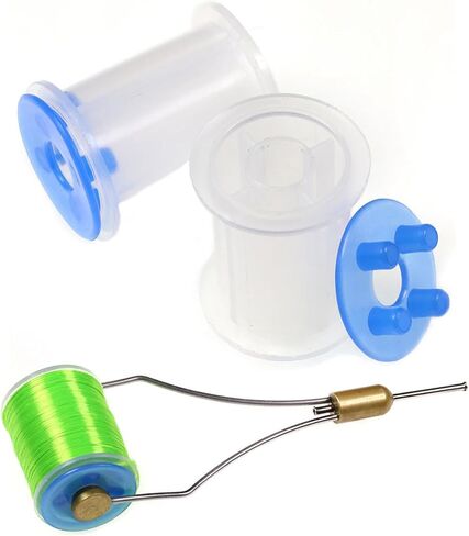 10Pcs Fly Tying Bobbin Spools Standard Size Thread Spool Supplies Empty Bobbin Spools Fly Tying Accessory for Fishing Adult in Kuwait