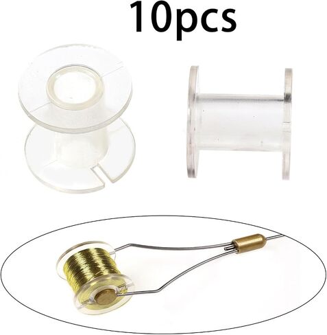 10Pcs Fly Tying Bobbin Spools Standard Size Thread Spool Supplies Empty Bobbin Spools Fly Tying Accessory for Fishing Adult in Kuwait