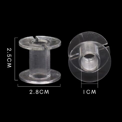 10Pcs Fly Tying Bobbin Spools Standard Size Thread Spool Supplies Empty Bobbin Spools Fly Tying Accessory for Fishing Adult in Kuwait