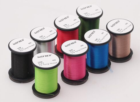 Wifreo Fly Tying Thread Fly Fishing Materials for Dry/Wet/Nymph/Streamer Flies. in Kuwait