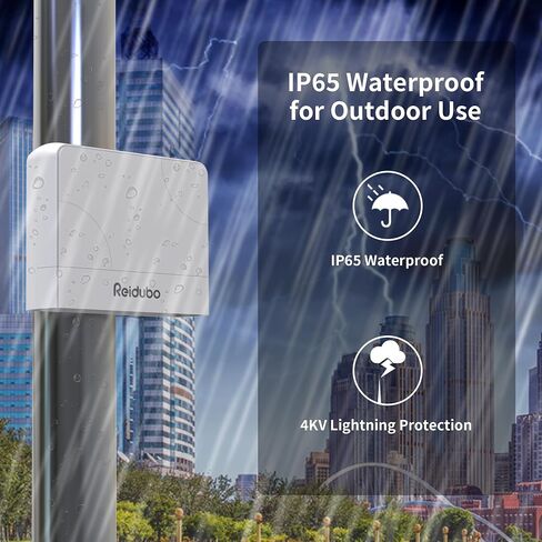 4 Port Gigabit PoE Switch Waterproof, 1000 Mbps 4 PoE+ Ports 75W, One Gigabit Uplink Port, IEEE802.3af/at Power Over Ethernet Unmanaged Outdoor Network Switch, Plug & Play (4 Ports Gigabit PoE) in Kuwait