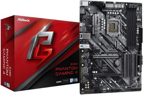 ASRock Z490 Phantom Gaming 4 Supports 10 th Gen Intel ® Core™ processors (Socket 1200) motherboard in Kuwait