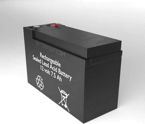 BatteryGuy Back-UPS ES USB 650 BE650BB-CN Replacement 12V 7.5Ah SLA Battery Brand Equivalent (Rechargeable, High Rate) - Qty of 1 in Kuwait