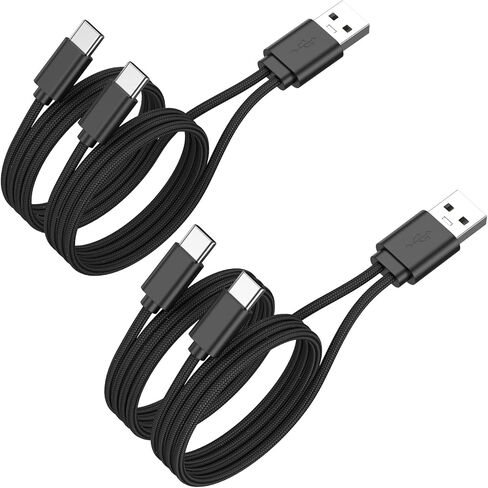 1.5FT 2Pack USB C Splitter Adapter, 2 in1 USB A Male to Dual Type C Male Port Power Charging Splitter (Only for Charging, Not Transmit Data) for Smartphone/watch,Mini Fan,Bluetooth headset etc. in Saudi Arabia