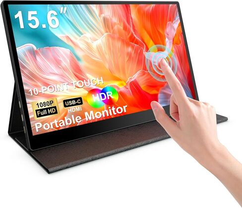 KOOFORWAY 15.6" FHD Portable Monitor Touchscreen for Laptop in Saudi Arabia