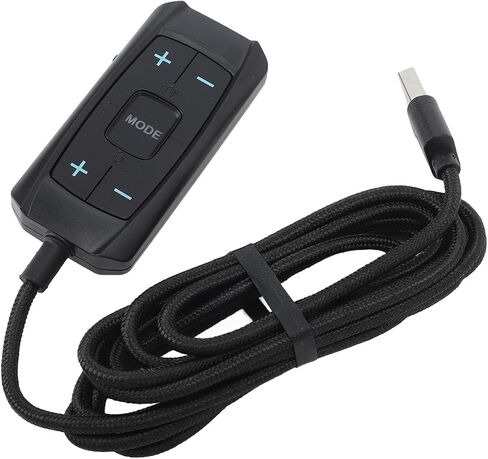 USB 7. Card, Realistic Portable Surround Sound Effects for Laptop, Convenient to Use ABS in Kuwait