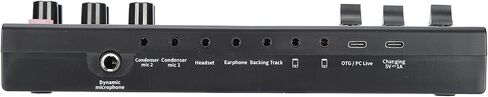 Bewinner M9 Bluetooth Sound Card Set, 16bit Dual Channel Bluetooth 5.0 Live Sound Card Kit Reverb Monitoring 1200mAh for Live Broadcast Singing Podcast Recording in Kuwait