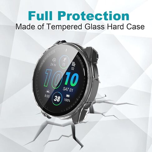 4 Pack Forerunner 965 Screen Protector Case Compatible with Garmin Forerunner® 965 Running Smartwatch, Soft Flexible TPU Thin Lightweight Protective Cover [NO Front Screen Protector] in Kuwait