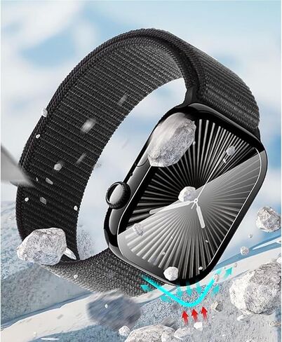 3 Pack For Apple Watch Series11 46mm Screen Protector watch film [HD Clear] Apple Watch Series 11/10 46mm 3D Curved Soft Smart Watch Protective Film (Not Glass) [Ultra Shatterproof] in Kuwait