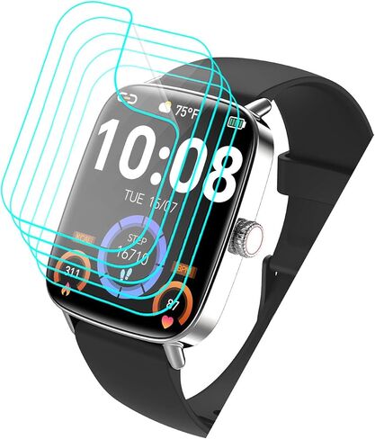 [5 Pack Screen Protector for Tensky ENOMIR IDW28 Smart Watch in Kuwait