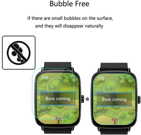 [5 Pack Screen Protector for Tensky ENOMIR IDW28 Smart Watch in Kuwait