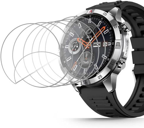 For AOLON GT6 Pro 1.5" Military Smartwatch Screen Protector [6 Pack] in Kuwait