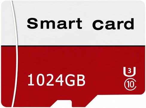 SD Card with Adapter, Memory TF Card, UHS-I C10 A1 Memory Card for Smartphones, Tablets, Cameras and Dash Cam in Kuwait