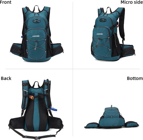 Hydration Backpack, Lightweight Water Backpack for Hiking with 3L Leak Proof Water Bladder, Insulated Hydration Pack Ideal for Hiking and Cycling, 18L in Kuwait