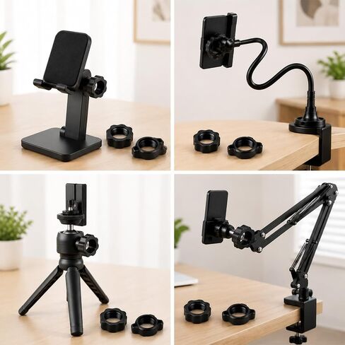 6Pcs Car Phone Mount Replacement Part, Ball Mount Phone Holder(2Size) in Saudi Arabia