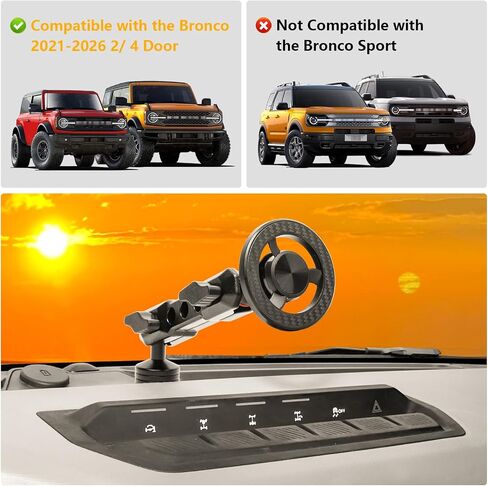 Phone Mount for Ford Bronco 2021-2026 2/4 Door in Saudi Arabia