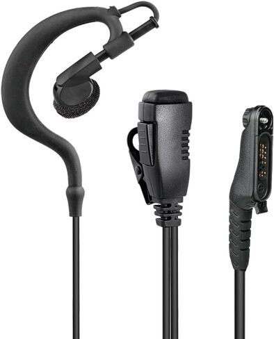 Radio Earpiece with PTT Mic, G-Shape Earhook for Motorola MXP600/R7 in Kuwait