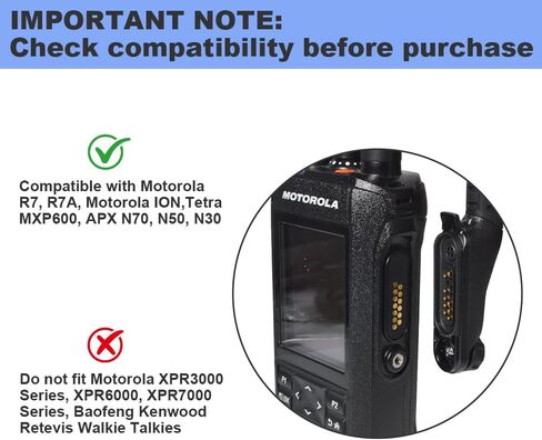 Radio Earpiece with PTT Mic, G-Shape Earhook for Motorola MXP600/R7 in Kuwait