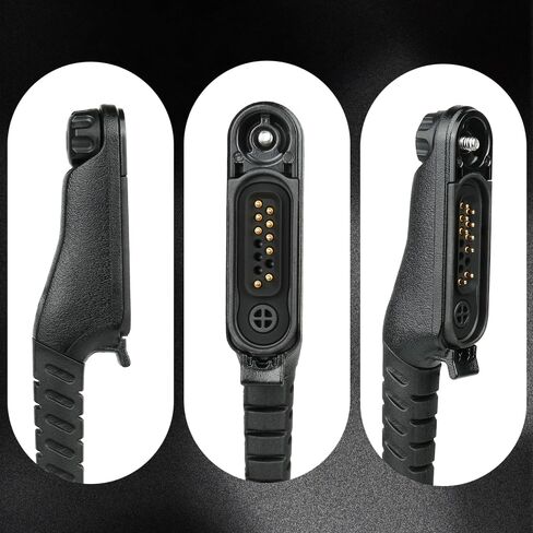 Radio Earpiece with PTT Mic, G-Shape Earhook for Motorola MXP600/R7 in Kuwait