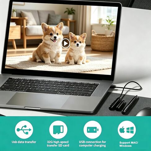 Mini Camera Pen 1080P HD Pet Security Small Cameras Nanny Cam in Kuwait