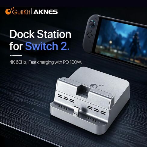 AKNES|Gulikit Dock for Switch 1/2, 4K 60Hz HDMI Docking Station in Saudi Arabia