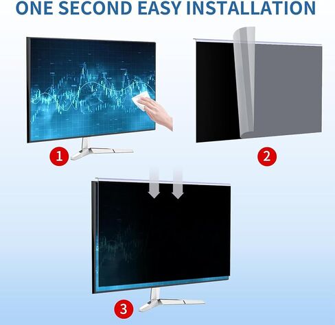 Hanging 19 Inch Computer Privacy Screen Protector Shield in Kuwait